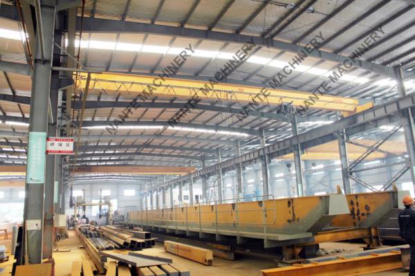Quality IP56 Single Girder Overhead Medium Duty 5t Bridge Cranes for Machine Shop for sale