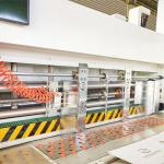 Carton Box Four Color Carton Flexographic Printing Machine With Die Cutting