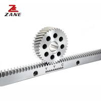Buy cheap CNC M2.5 Helical Spur Straight Round Steel Gear YYC Rack And Pinion product