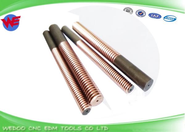 Buy cheap M8 Tungsten Copper EDM Drill Electrodes , Rod Shape Copper Electrode For EDM from wholesalers