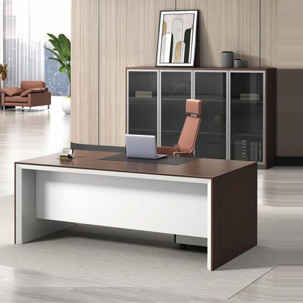 Buy cheap Wooden Boss Executive Office Desks H 750mm Classic Director Tables from wholesalers