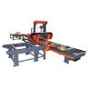 Buy cheap MJH1000 Hydraulic Bandsaw Machine Wood Band Sawmill, log cutting band saw portable sawmill used from wholesalers