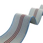 Environment PE Sofa Elastic Webbing Rubber Good Resilience Blue With 3 Red Lines