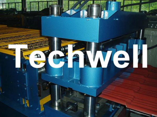 Buy cheap Wave / Metal Tile Roll Forming Machine For Color Steel Metal Tile , Steel Roofing Sheet ¢ 75mm Axis Diameter from wholesalers