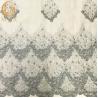 Buy cheap Exquisite Beaded Handmade Embroidery Lace Fabric For Evening Dress from wholesalers