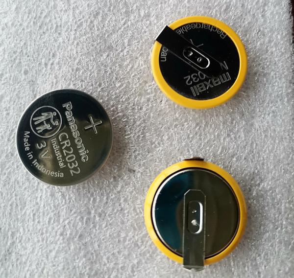 Buy cheap 3.0V 240mAh CR2032 Maxell Panasonic Lithium Ion Rechargeable Batteries Coin Button from wholesalers