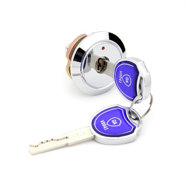 Buy cheap Novel Design Cabinet Door Locks , 25.5mm Office Furniture Locks Zinc Cylinder from wholesalers