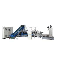 Buy cheap LLDPE Single Screw Extruder Machine 350Kg H Plastic Film Washing Line product