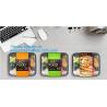 Buy cheap Fast food delivFood Grade Flat Collapsible Kids Plastic Foldable Silicone Plastic Food Storage Container Bento Lunch Box from wholesalers