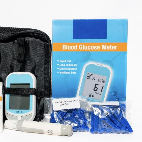 Buy cheap Mini Blood Glucometer 5-second Accurate Result Diabetes Glucose Monitor Home Blood Glucose Meter CE ISO Apprpved from wholesalers