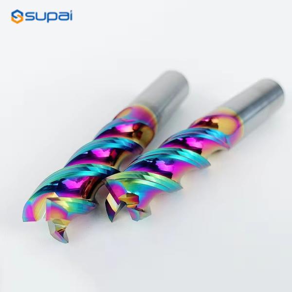 Buy cheap 3/8 Inch 3 flute End Mill For Aluminum 3 Flutes 2-1/2 Inch Overall Length Sell from wholesalers
