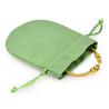 Buy cheap Green Fabric Drawstring Gift Bags Small Round Velvet Jewelry Bags from wholesalers