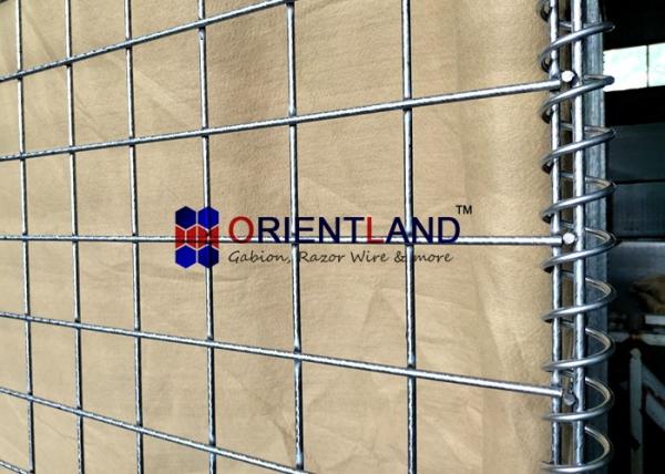 Buy cheap Galfan Coated Collapsible Defensive Barrier Military Rapidly Construct Blast Wall from wholesalers