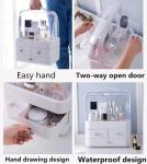 Portable cosmetic storage box professional high-grade multifunctional cosmetic