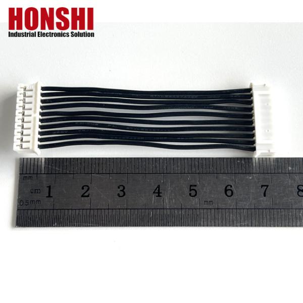 Buy cheap Black Wire Harness Assembly JST PH 2.0 10 Pin Male Female Plug Connector from wholesalers