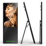 12 Hours Duty Time Portable LCD Digital Signage With 60Ah Battery