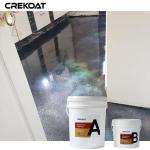 Environmentally Metallic Epoxy Floor Coating Quick Curing Time For Faster