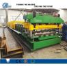 Buy cheap 18 Stands Color Coated Steel Step Roof Panel Roll Forming Machine For Building from wholesalers