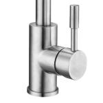 Angled Spout Single Handle Sink Faucet IPX5 SUS304 Kitchen Filtered Water Faucet