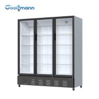 Buy cheap 50mm Foaming Transparent Glass Fridge Vertical Display Freezer product