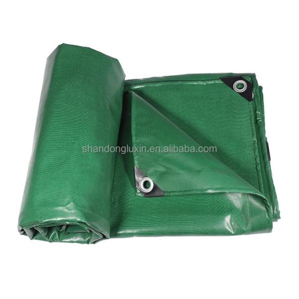 500D*200D Yarn Count Tarpaulin Cover Fabric for Waterproof PVC Tarps in Plain