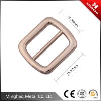 Buy cheap Rose gold square slide bruckle for bag accessories,14.93*25.77mm,Zinc alloy product