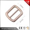 Buy cheap Rose gold square slide bruckle for bag accessories,14.93*25.77mm,Zinc alloy buckle from wholesalers