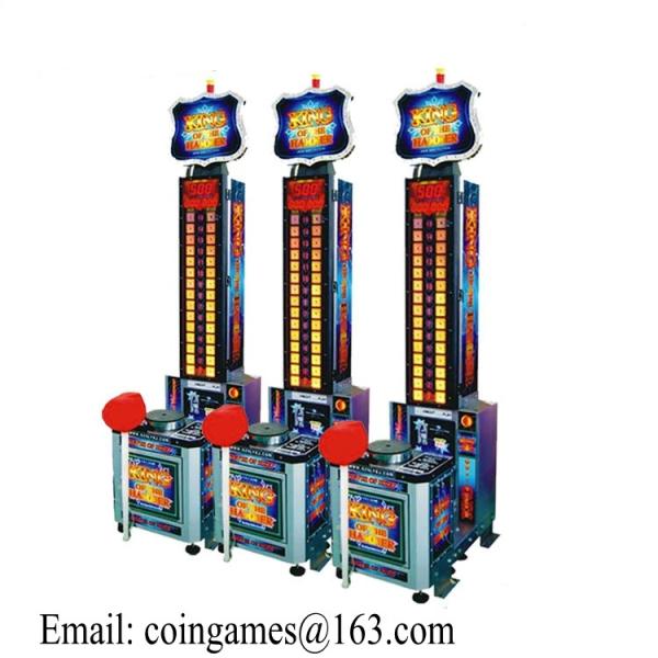 Amusement Equipment King of the Hammer Hit Arcade Coin Operated Lottery Tickets
