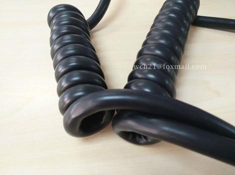 Buy cheap UL20617 Track Loader TPE Curly Spiral Cable from wholesalers