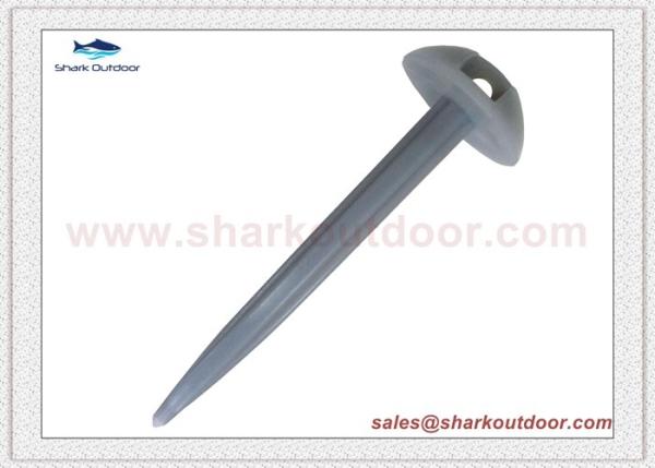 Buy cheap Plastic Groundsheet Tent Peg stakes 9.5cm from wholesalers