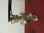 PN10 Stainless Steel Centerline Butterfly Valves , Metal Seated Lug Type