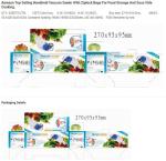 Meat Vegetable Fruit Keep Fres Kitchen Vacuum Bags Wrapper Packaging Storage Bag