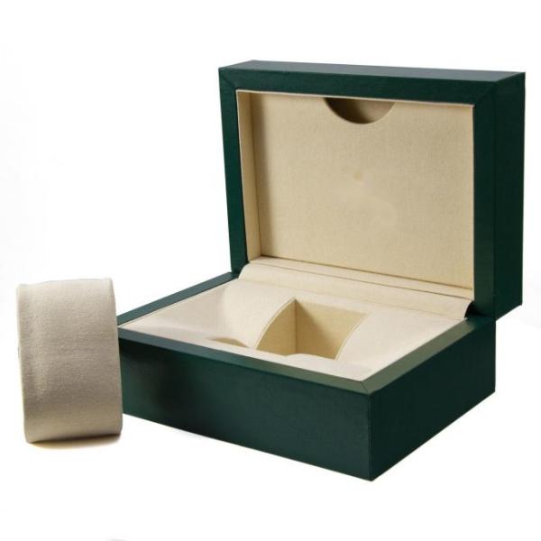 Buy cheap 178mm Wrist Watch Accessories Box PU Leather Watch Packaging Box Green from wholesalers