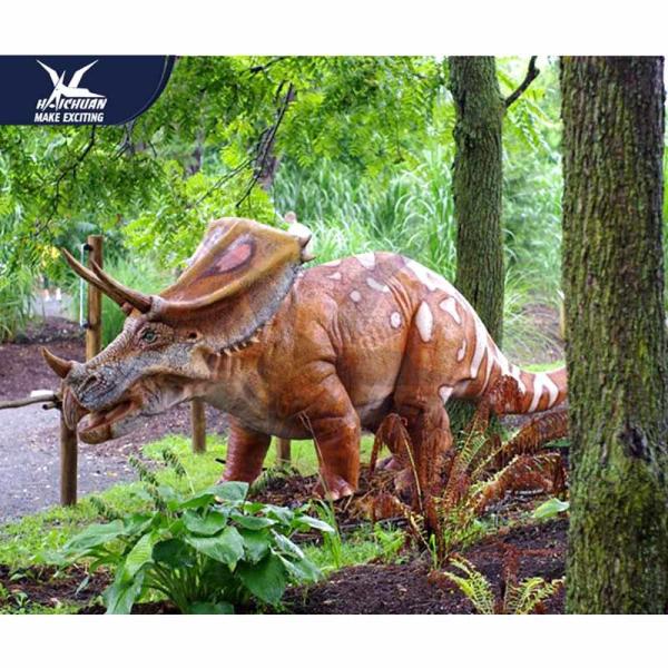 Buy cheap Mechanical Animatronic Outdoor Dinosaur Garden Statue Attractive For Exhibit from wholesalers