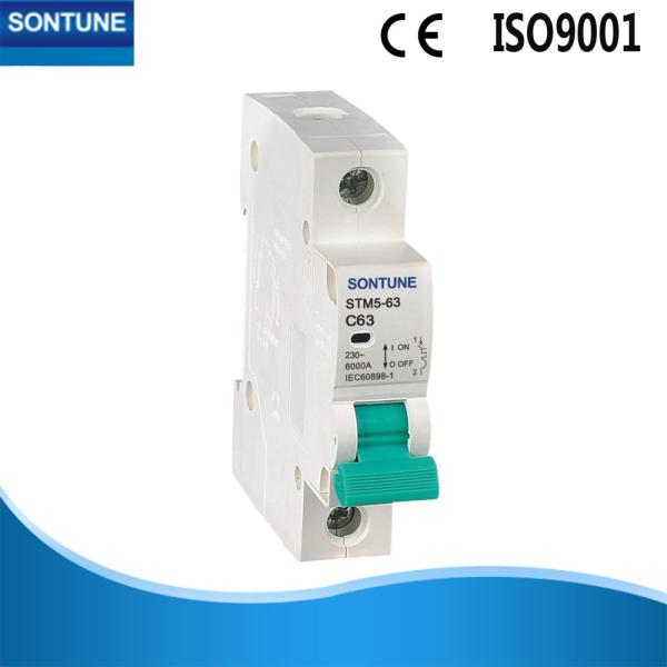 Buy cheap CE STM5-63 Series MCB Circuit Breaker , Small Household Circuit Breaker Din Rail from wholesalers