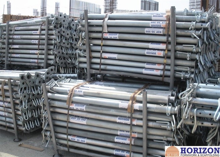 Versatile Floor Slab Formwork Systems EN1065 Prop For Decking Concrete