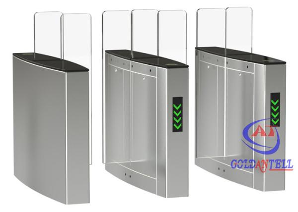 Buy cheap Double Lanes Full Height Pedestrian Turnstiles Biometric Access For Residential from wholesalers