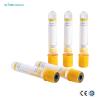 Buy cheap Gel & Clot Activator Additives Blood Collection Tube Yellow Color from wholesalers