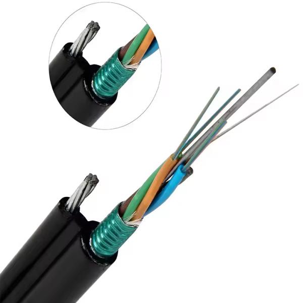 Buy cheap 24 Cores Figure 8 GYTC8A GYTC8S Self- supporting Aerial Armored Fiber Optic Cable from wholesalers