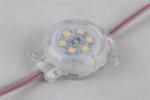 DC12V 0.6W LED Pixel Point Light Waterproof IP67 SMD2835 30mm 6500K PC Anti - UV