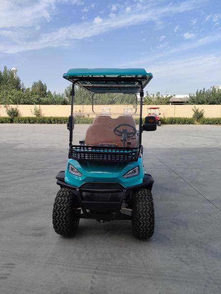 Blue 4-Seater Electric Golf Cart ODM OEM Support For Customization For Golf