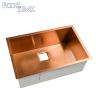 Buy cheap Rose Gold 1 Bowl PVD Nano Undermount Stainless Steel Kitchen Sink For Farmhouse from wholesalers