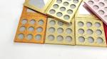 OEM ODM Empty Magnetic Eyeshadow Palette Pans UV Coating Varnishing