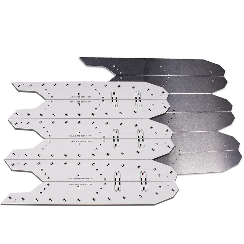 0.8 1.0 1.2mm Thickness HASL Aluminum LED Printed Circuit Board