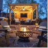 Buy cheap Hexagon Crossweave Steel Wood Burning Fire Pit Bowl for Outdoor Patio and Garden from wholesalers