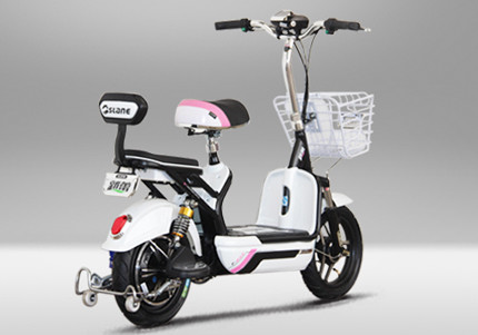 48V 350W Pedal Assist Electric Bike ​14" x 2.5 Tire Aluminum Wheel