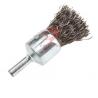 Buy cheap 0.25 Inch Hex Shank Fine Crimped Wire End Brush 12500 RPM from wholesalers