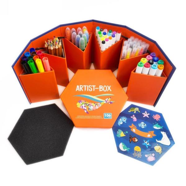 Buy cheap Children Gift Toy Painting Drawing Set Colorful Kids Art Set Eco Friendly from wholesalers