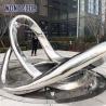 Buy cheap Large geometric circular fountain stainless steel sculpture in the square from wholesalers