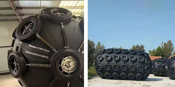 4500mm X 9000mm NR Jumbo Fender Superior Energy Absorption